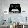 thumbnail image 1 of Craftnamesign Custom Video Game Room Metal Wall Art LED Light, Personalized Gamer Name Sign, 1 of 5