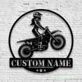thumbnail image 1 of Craftnamesign Custom Wave Surfing Metal Wall Art LED Light, Custom Surfer Riding Wave Name Sign, 1 of 5