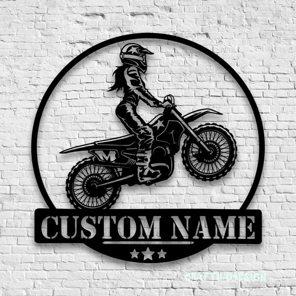 Craftnamesign Custom Wave Surfing Metal Wall Art LED Light, Custom Surfer Riding Wave Name Sign
