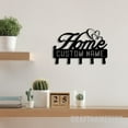thumbnail image 1 of Craftnamesign Custom Welcome Home Metal Key Holder, Home Decorative Key Holder, Metal Coat Rack, 1 of 5