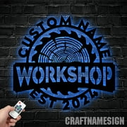 Craftnamesign Custom Wood Shop Lumberjack Carpentry Metal Art