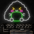 thumbnail image 1 of Craftnamesign Cute Onigiri Neon Sign, Japanese Snack Riceball Wall Art, 1 of 5