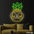 thumbnail image 1 of Craftnamesign Cute Pineapple Neon Sign, Pineapple LED Sign, Fruit Decor, 1 of 4