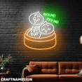 thumbnail image 1 of Craftnamesign Dimsum Pick Me Neon Sign, Chinese Food Led Sign, Restaurant Wall Decor, 1 of 5