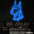 thumbnail image 1 of Craftnamesign Doberman Dog Neon Sign, Doberman Sign, Doberman Decor, 1 of 4