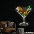 thumbnail image 1 of Craftnamesign Dog In Cocktail Neon Sign, Cocktail LED Sign, Bar Club Decor, 1 of 4