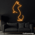 thumbnail image 1 of Craftnamesign Dog Line Art Neon Sign for Dog Memorial Bedroom Wall Decor, 1 of 5