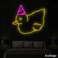 thumbnail image 1 of Craftnamesign Duck Neon Sign, Duck LED Sign, Kid Room Nursery Decor, 1 of 4