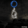 thumbnail image 1 of Craftnamesign Elephant Ballon Neon Signs, Kid Room Decor, Nursery LED Sign, 1 of 4