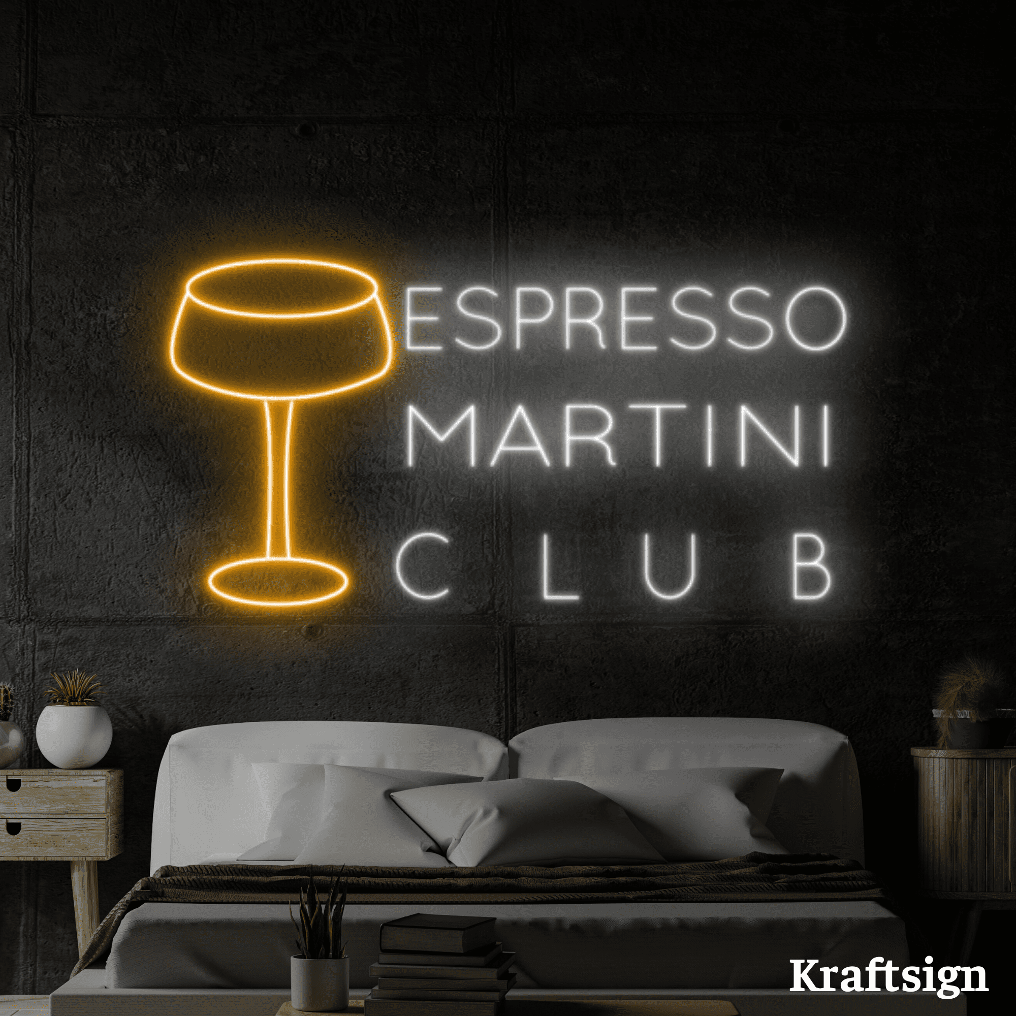 Craftnamesign Espresso Martini Club Neon Sign, Coffee Shop Decor, Bar ...