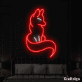 thumbnail image 1 of Craftnamesign Fox Neon Sign, Bedroom Decor, Fox Lover Gifts, Fox LED Sign, 1 of 4