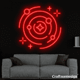 thumbnail image 1 of Craftnamesign Galaxy Universe Neon Sign Bar Club Bedroom Wall Art Office Decor, 1 of 5