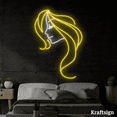 thumbnail image 1 of Craftnamesign Girl Face Neon Sign, Beauty Spa LED Sign, Girl Room Decor, 1 of 4