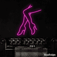 thumbnail image 1 of Craftnamesign Girl Leg Neon Sign,Girl Room Decor,Bar Wall Art,Gift For Her, 1 of 4