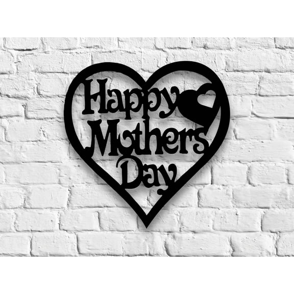Craftnamesign Happy Mothers Day Metal Sign LED Light, Gifts For Mom, Happy Mother's Day Decor