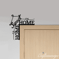 thumbnail image 1 of Craftnamesign Home Sweet Home Metal Door Corner, Home Door Corner Decoration, 1 of 4