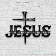thumbnail image 1 of Craftnamesign Jesus The Way The Truth The Life Metal Sign LED Light, Christ Sign, Jesus Wall Decor, 1 of 5