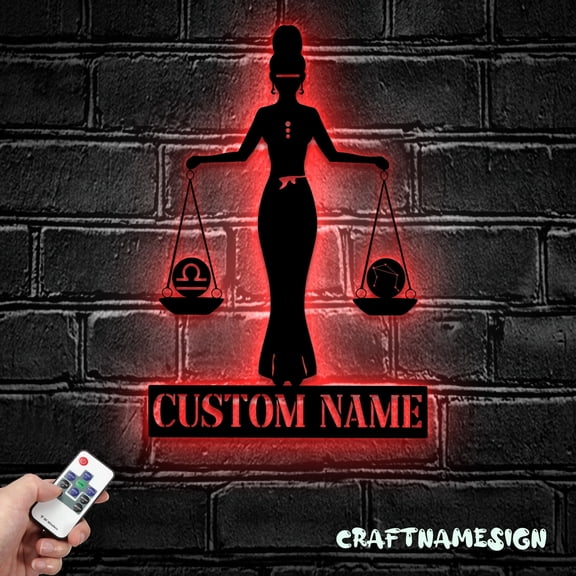 Craftnamesign Jesus The Way The Truth The Life Metal Wall Art LED Light, God Faith Decoration