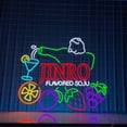 thumbnail image 1 of Craftnamesign Jinro Soju Neon Sign, Korean BBQ Decor Signboard, 1 of 4