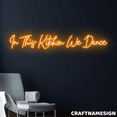 thumbnail image 1 of Craftnamesign Kitchen Neon Sign, Kitchen Light Up Wall Decor, Home Bar Wall Art, 1 of 4