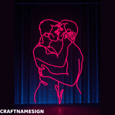 Craftnamesign LGBT Neon Sign, Gay Wall Art, Pride Month Led Light Wall Decor
