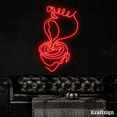 thumbnail image 1 of Craftnamesign Latte Neon Sign, Coffee Shop Decor, Latte Sign, Gift For Him, 1 of 4