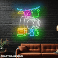thumbnail image 1 of Craftnamesign Laundry Washing Store Neon Sign, Laundry Service Wall Sign, 1 of 5