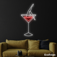 thumbnail image 1 of Craftnamesign Leg Girl In Cocktail Neon Sign, Cocktail LED Sign, Bar Decor, 1 of 4