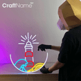 thumbnail image 1 of Craftnamesign Lighthouse Neon Light for Coastal Beach House, Beach Bar Pub Wall Art Decor, 1 of 5