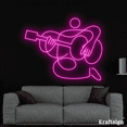 thumbnail image 1 of Craftnamesign Man Play Guitar Neon Sign,Guitarist LED Sign,Guitar Shop Art, 1 of 4