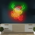 thumbnail image 1 of Craftnamesign Merry Christmas Neon Light Sign, Christmas Home Decor, Xmas Wall Sign, 1 of 5