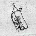 thumbnail image 1 of Craftnamesign Morning Glory Flower Female Metal Wall Art LED Light, September Birthday Sign, 1 of 5