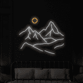 thumbnail image 1 of Craftnamesign Mountain Sun Neon Sign, Landscape LED Sign, Bedroom Wall Art, 1 of 4