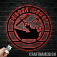 thumbnail image 1 of Craftnamesign Pet Grooming Hair Salon Metal Wall Art LED Light, Custom Groomer Name Sign, 1 of 5