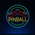 thumbnail image 1 of Craftnamesign Pinball Neon Signs, Pinball Machine Arcade Game Wall Decor, 1 of 4