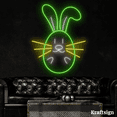 thumbnail image 1 of Craftnamesign Rabbit Egg Neon Sign, Easter Day Decor, Rabbit LED Signs, 1 of 4
