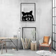 thumbnail image 1 of Craftnamesign Raccoon Metal Wall Art with LED Light, Raccoon Animal Sign, Raccoon Decor, 1 of 5