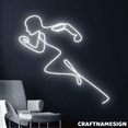 thumbnail image 1 of Craftnamesign Running Man Neon Sign, Sport Club Wall Decor, Cardio Wall Art, 1 of 4