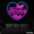 thumbnail image 1 of Craftnamesign Self Love Club Neon Sign, Bar Club Decor, Girl Room Decor, 1 of 4