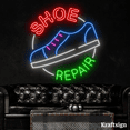 thumbnail image 1 of Craftnamesign Shoe Repair Neon Sign, Shoe Shop LED Signage, Shop Decor, 1 of 4