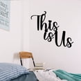 thumbnail image 1 of Craftnamesign This Is Us Metal Wall Art, Bedroom Decor, Bedroom Wall Sign, 1 of 4