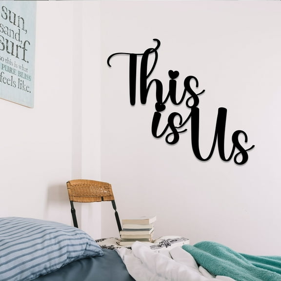 Craftnamesign This Is Us Metal Wall Art, Bedroom Decor, Bedroom Wall Sign
