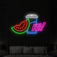 thumbnail image 1 of Craftnamesign Watermelon Neon Sign, Fruit Shop Decor, Juice Shop LED Sign, 1 of 4