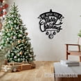 thumbnail image 1 of Craftnamesign We Wish You A Merry Christmas Metal Sign Led Light, Christmas Sign, Noel Gifts, 1 of 5