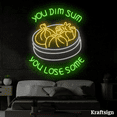 thumbnail image 1 of Craftnamesign You Dim Sum You Lose Some Neon Sign, Dimsum Restaurant Decor, 1 of 4