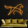 thumbnail image 1 of Craftnamsign Horse Line Art Neon Sign for Farmhouse Bedroom Shop Wall Art, 1 of 5