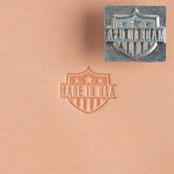 Craftool 3-D Stamp Made in USA Stars and Stripes Tandy Leather 8697-00