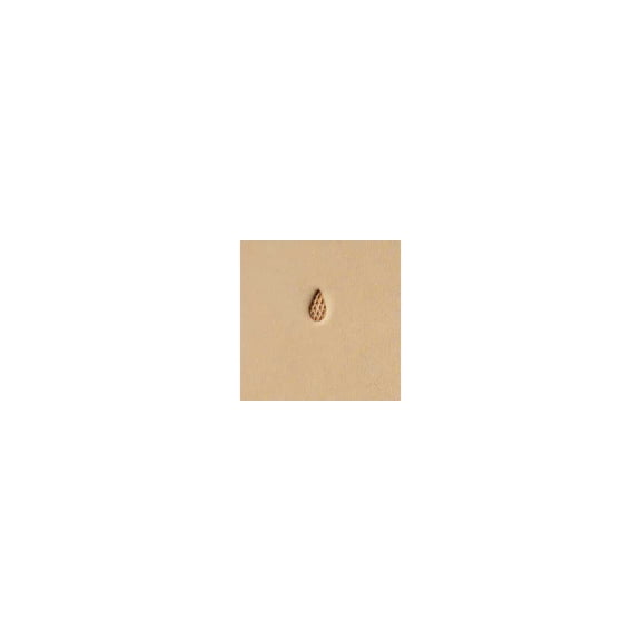 Craftool Large Crosshatch Oval with Point, 1/8" x 1/4"