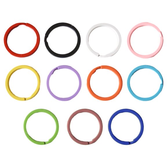 Crafts Companion, Stainless Steel Split Rings For Arts Crafts Projects, Open Gauge Design For Easy Key Organization And Pet Name Tags