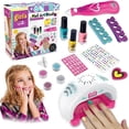 thumbnail image 1 of Crafts Gifts for 7 8 9 Year Old Girls, Kids Nail Varnish Arts Sets for Teenage Girls Age 6 7 8 9 10 Nail Polish Kits for 8 9 10 11 12 Year Old Kids Girls Nail Salon Games Kids Manicure Sets, 1 of 7